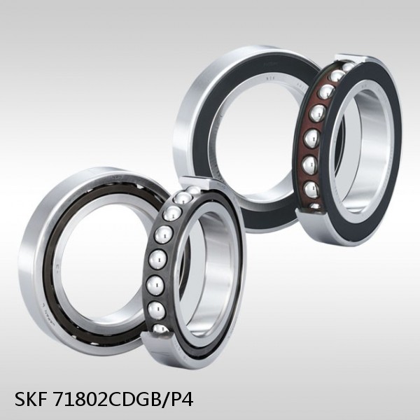 71802CDGB/P4 SKF Super Precision,Super Precision Bearings,Super Precision Angular Contact,71800 Series,15 Degree Contact Angle