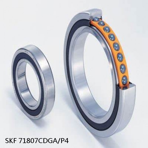71807CDGA/P4 SKF Super Precision,Super Precision Bearings,Super Precision Angular Contact,71800 Series,15 Degree Contact Angle