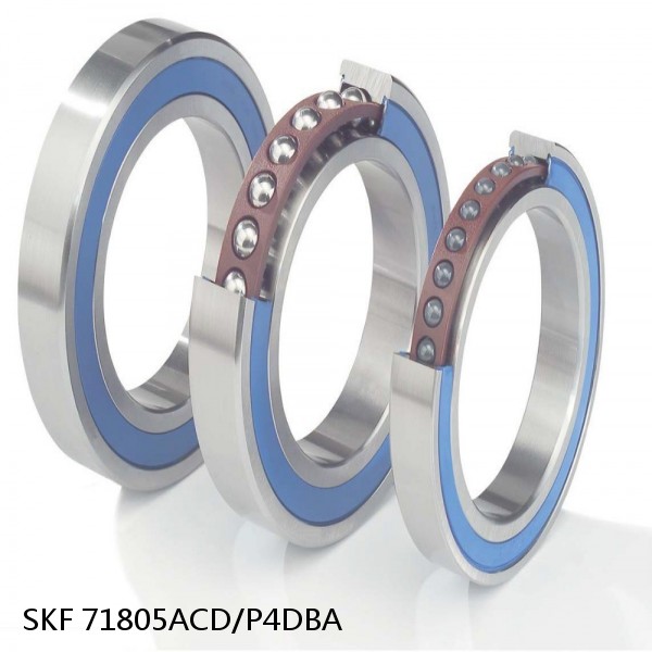71805ACD/P4DBA SKF Super Precision,Super Precision Bearings,Super Precision Angular Contact,71800 Series,25 Degree Contact Angle #1 small image